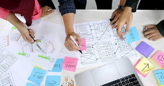 Web Design Sketching Brainstorm