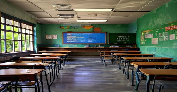 Kerala school linux classroom