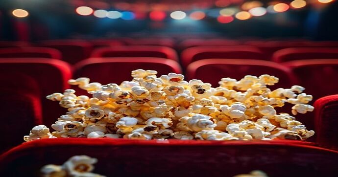 movie theater popcorn reels