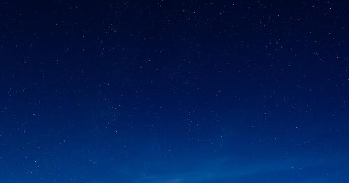 night sky stars moon poetry