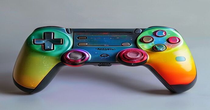 retro gaming console controller