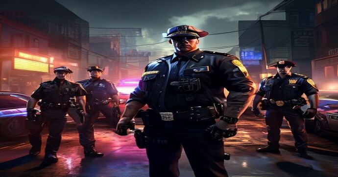 cops gangsters open world game