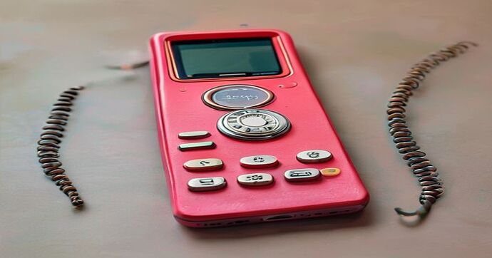 retro flip phone mobile