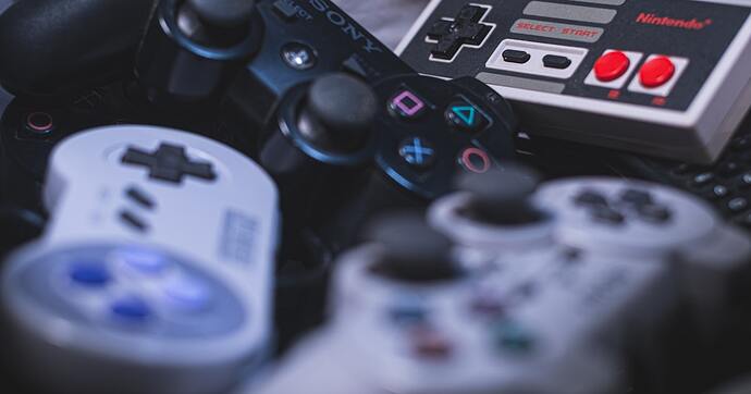 retro video game controller