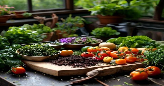 gardening cooking organic food