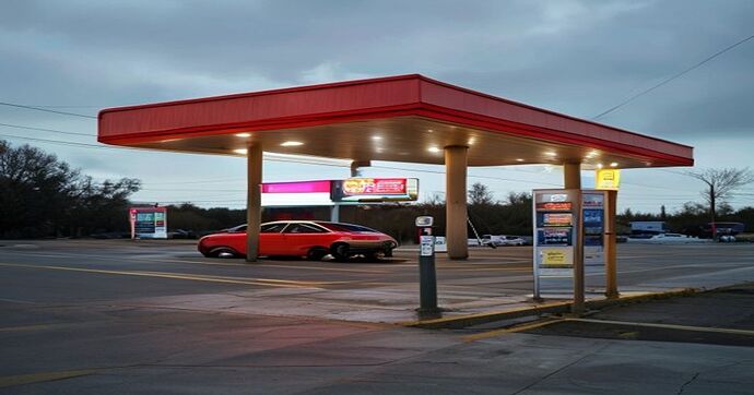 gas station price sign economy recession