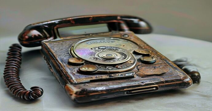 vintage mobile phone CDMA GSM retro