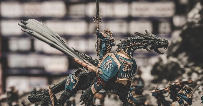 MMORPG fantasy battle scene