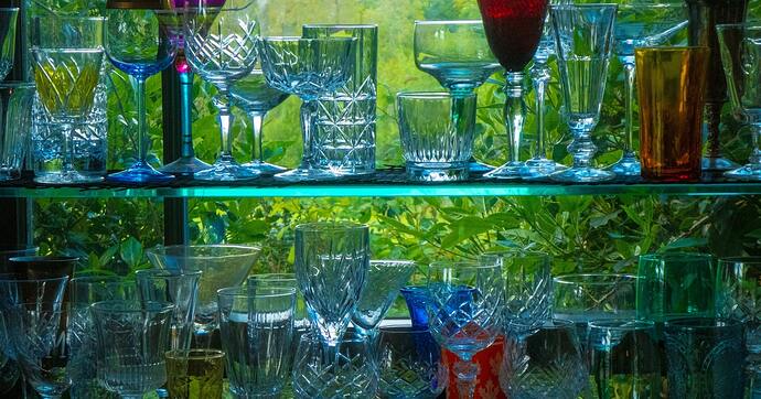 soda drinks colorful glasses