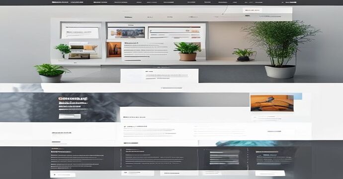 Website layout design