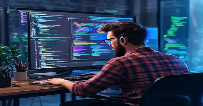 web developer debugging browser code