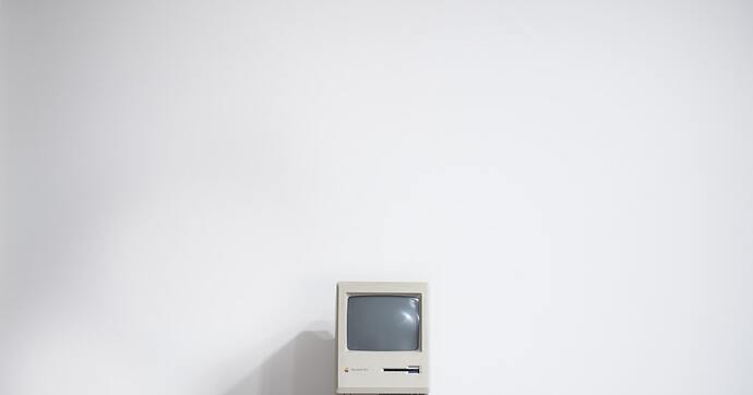 Vintage computer monitor